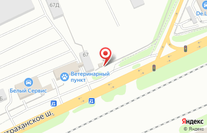 Шиномонтажная мастерская в Заводском районе на карте
