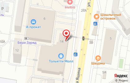 Магазин профессиональной косметики Профи Лайн в Автозаводском районе на карте