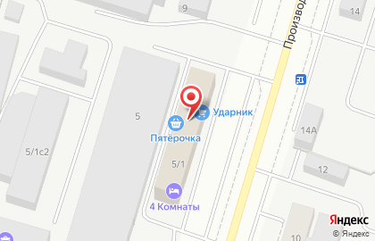 Камышинский Крановый Завод на Производственной улице на карте