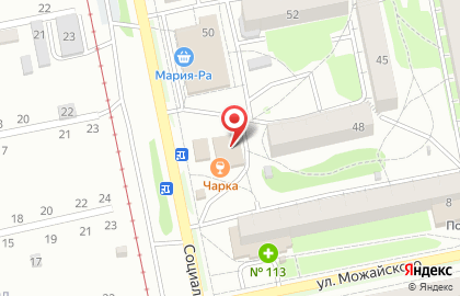 Магазин кондитерских изделий Золотой ключик на Социалистической улице на карте
