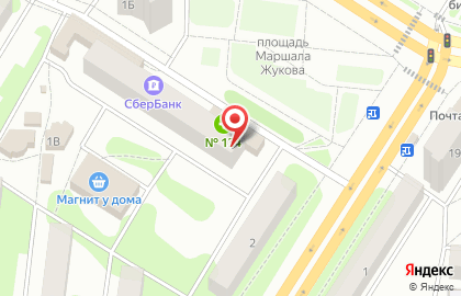 Супермаркет Пятерочка на проспекте Серова на карте