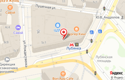 Ресторан быстрого питания KFC в Театральном проезде, 5 на карте