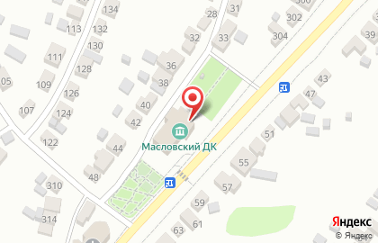 Клуб Масловский на карте