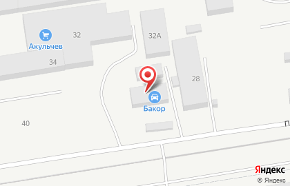 Компания Бакор на Полиграфической улице на карте