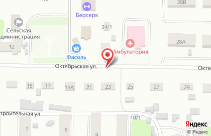 Октябрьская средняя общеобразовательная школа на Октябрьской улице на карте