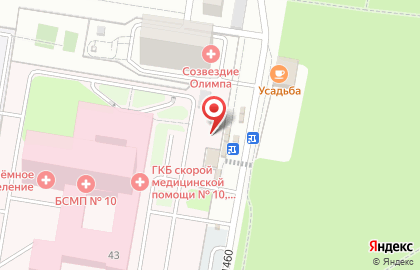 Железнодорожный район Киоск по продаже фруктов и овощей в Железнодорожном районе на карте