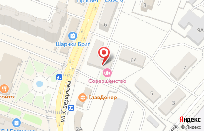 Салон Совершенство на улице Свердлова на карте