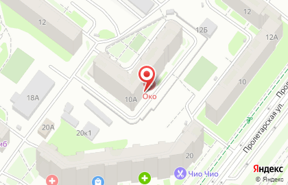 Многопрофильная клиника Л-мед на Пролетарской улице на карте