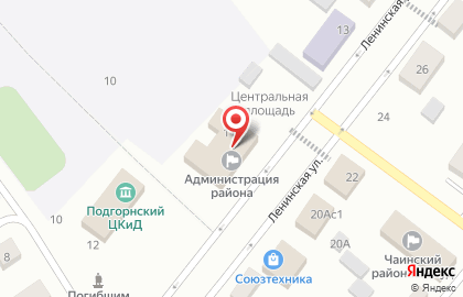 Клиентская служба ПФР в Чаинском районе Томской области на карте