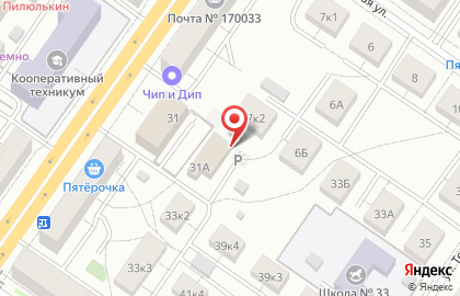 Калининский районный отдел судебных приставов по Тверской области на карте