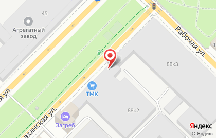 Торговая компания Перспектива на Астраханской улице на карте