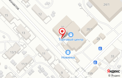Киоск по продаже фруктов и овощей на Пионерской улице на карте