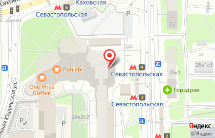 Банкомат Русский Стандарт на метро Севастопольская на карте