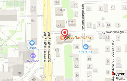 Торговая компания Ланхост-Челябинск на улице Чайковского на карте