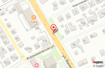 Кирилловский на улице Ванеева на карте