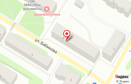 Зоомагазин ЛапУсик на улице Бабикова на карте