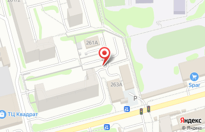 Автостоянка в Новосибирске на карте