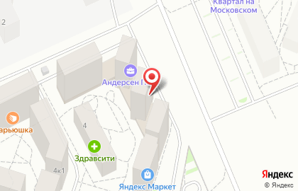 Семейная стоматология на улице Сергея Джанбровского в деревне Дударева на карте