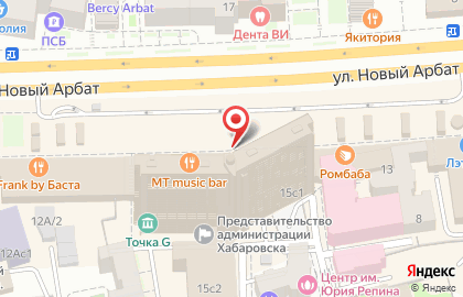 Сервисный центр Ультима на улице Новый Арбат на карте