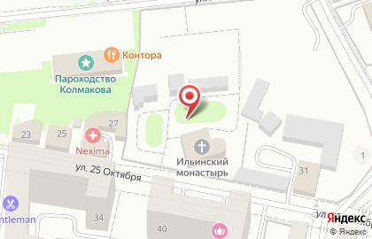 Ильинский женский монастырь на карте