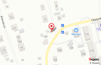 Продовольственный магазин Удобный на Солнечной улице на карте