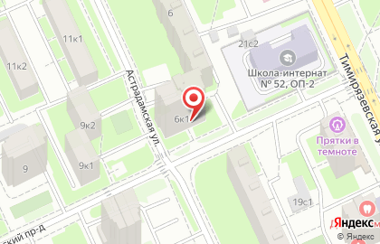 Мобильный шиномонтаж АП-сервис на Астрадамской улице на карте