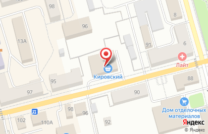 Гастроном Кировский в Кирове на карте