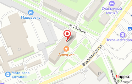 Автошкола ОлисА на Вокзальной улице на карте