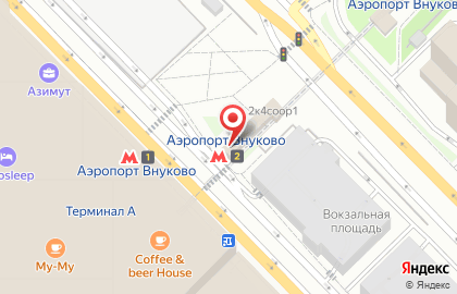 Аэроэкспресс в Москве на карте