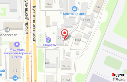 Центр авторазбора Контракт Авто на улице Федоровского на карте