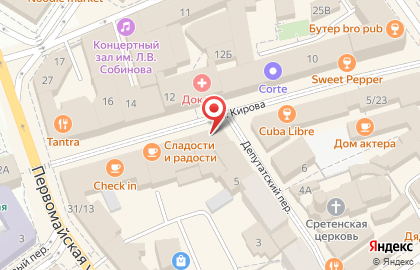Торговый комплекс Мир Женщины в Кировском районе на карте