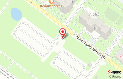 Шиномонтажная мастерская на Железнодорожной (Металлострой), 23г на карте