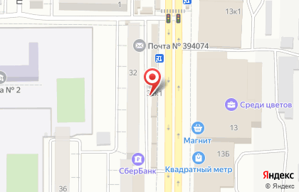 Киоск по продаже кондитерских изделий на Новосибирской улице на карте