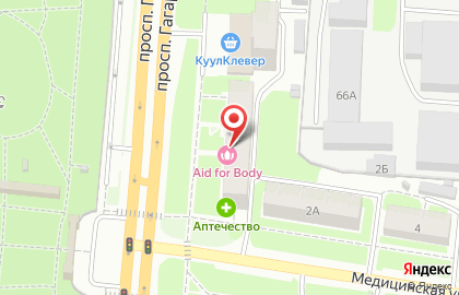 Микрокредитная компания Тандем-займ на проспекте Гагарина на карте