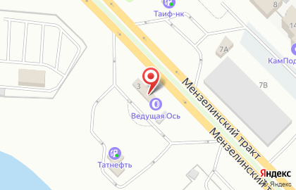 Кольцо на Мензелинском тракте на карте