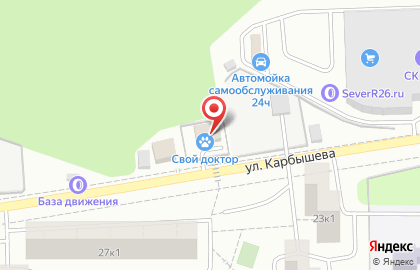 Ремонт стиральных машин и холодильников в Красногорске на карте