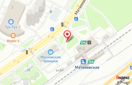 Ивановский текстиль на Матвеевской улице на карте