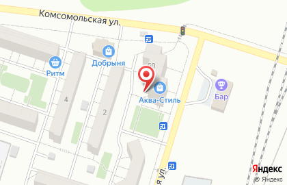 Аква-Стиль на Комсомольской на карте