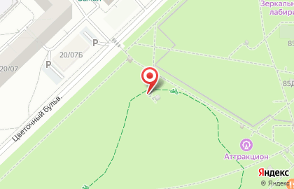 Веревочный парк На высоте на Цветочном бульваре на карте