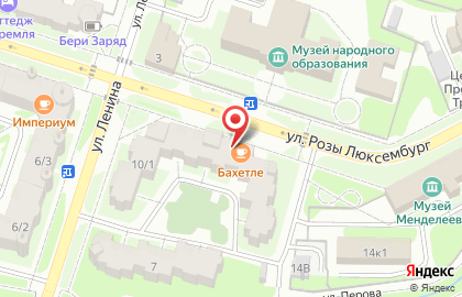 Татарское кафе Бахетле на карте