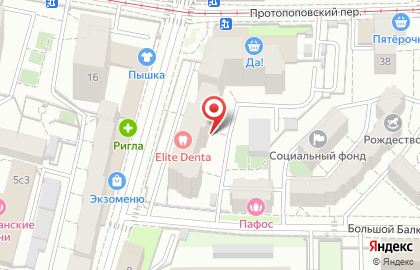 Пятерочка Универсам на Комсомольской (пер Астраханский) на карте
