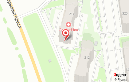 Служба доставки Суши Репаблик на Октябрьском проспекте на карте