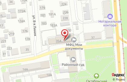 Многофункциональный центр предоставления государственных и муниципальных услуг Октябрьского административного округа г. Омска на карте