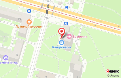 Магазин канцтоваров в Санкт-Петербурге на карте