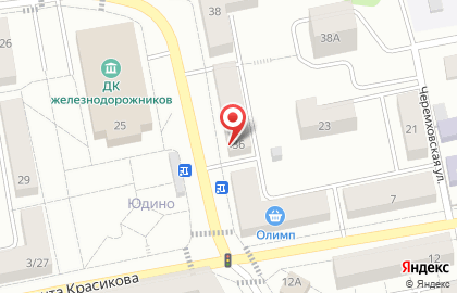 Аптечный пункт в Кировском районе на карте