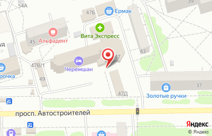 Гостиница Полет в Димитровграде на карте