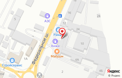 Кафе в Махачкале на карте