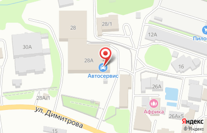 Автокомплекс в Куйбышевском районе на карте