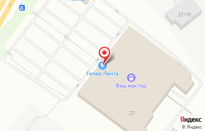 Гипермаркет Лента на Сысольском шоссе на карте