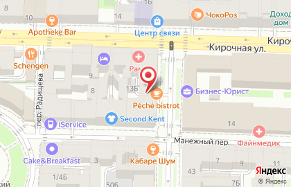 Север-Метрополь, Кондитерское Производство на Кирочной улице на карте